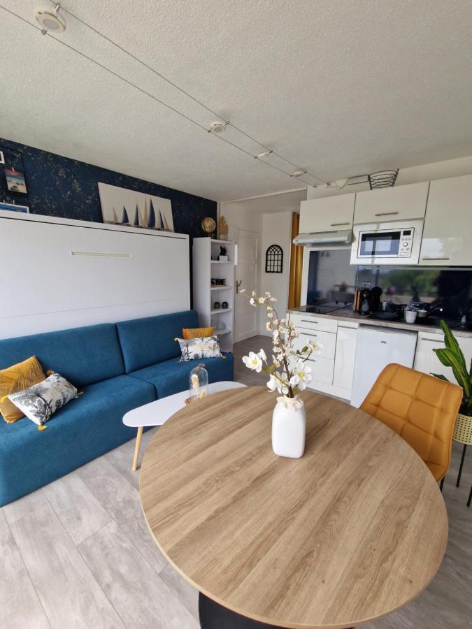 Guidel-Plages Studio Lumineux Balcon Vue Mer & Piscine Exterior foto