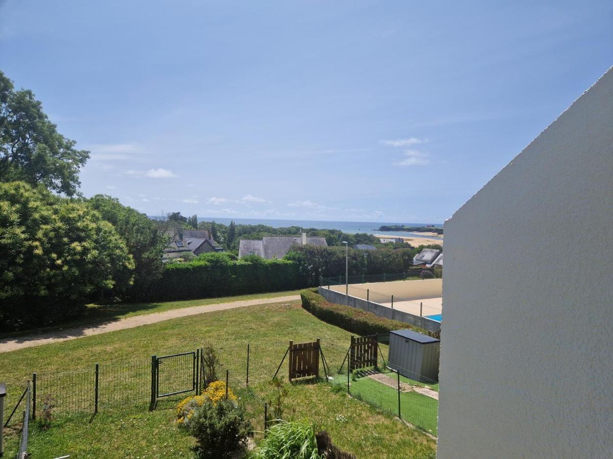 Guidel-Plages Studio Lumineux Balcon Vue Mer & Piscine Exterior foto